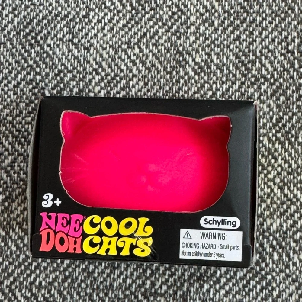 Needoh Cool Cats - Pink NIB AUTHENTIC